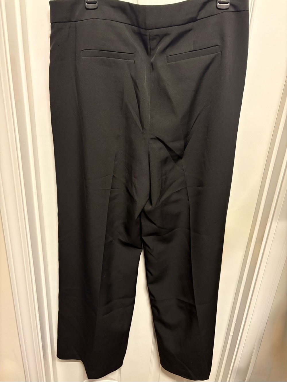 NWT Nanette NANETTE LEPORE Classic High-Rise Wide-Leg Pants in Black - Picture 4 of 7
